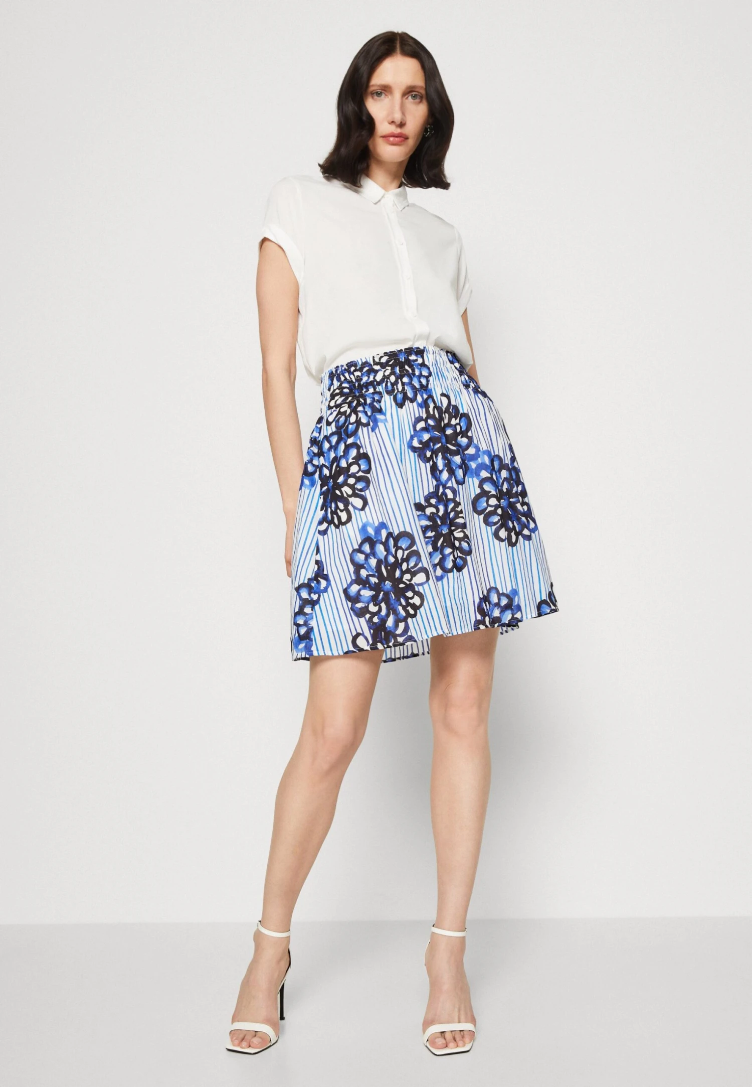 Marc O'Polo Skirt Feminine Style Fitted Waist Short Length - A-Line Skirt - Multicoloured - Image 4