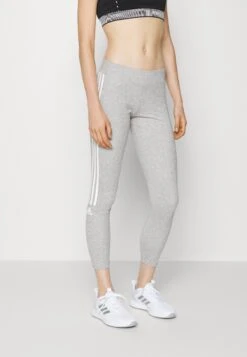 ADIDAS PERFORMANCE Aeroready Designed To Move Cotton-Touch 7/8 - Leggings - Medium Grey Heather