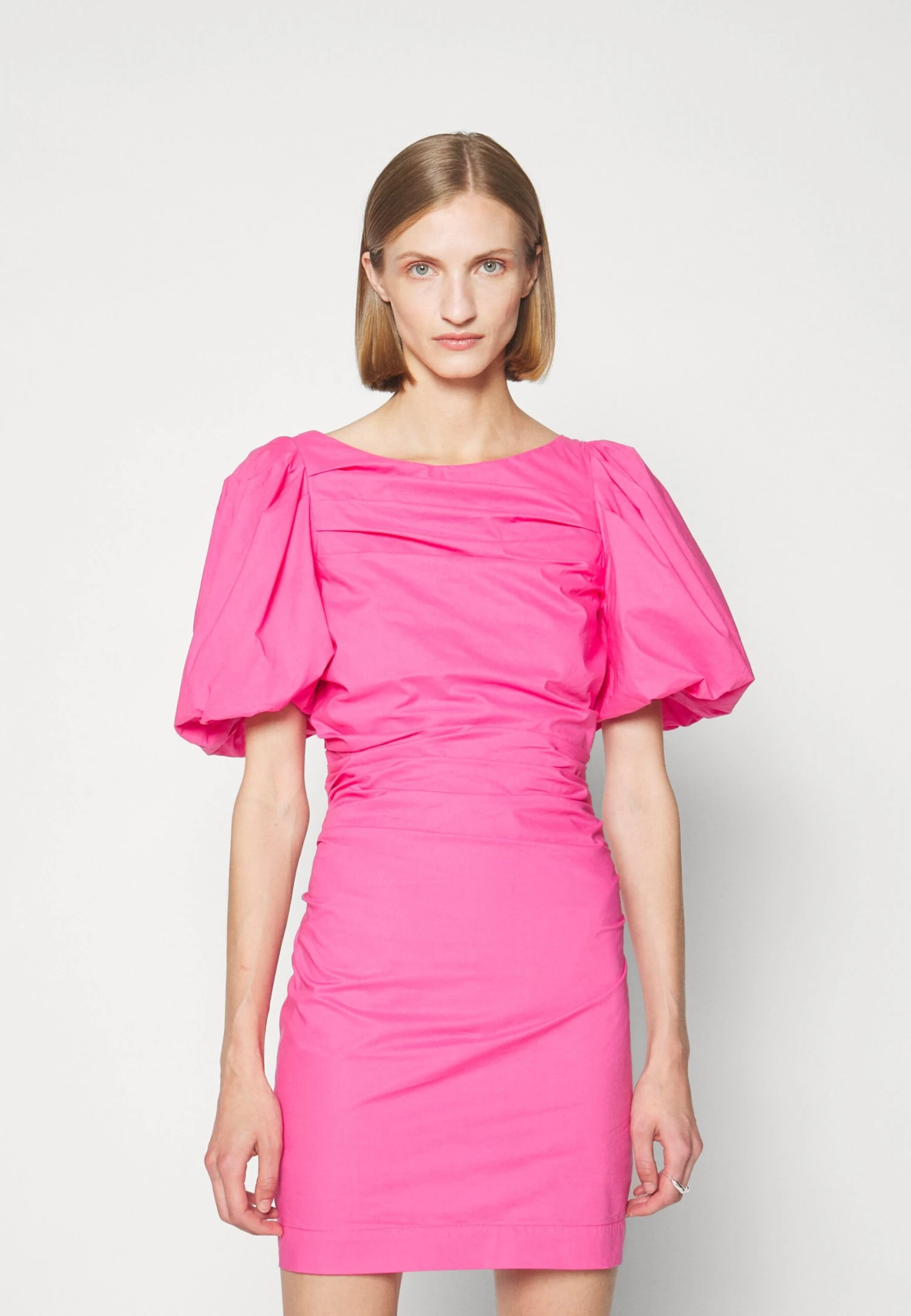 Designers Remix Sandrine Puff Dress - Cocktail Dress / Party Dress - Pink - Image 3