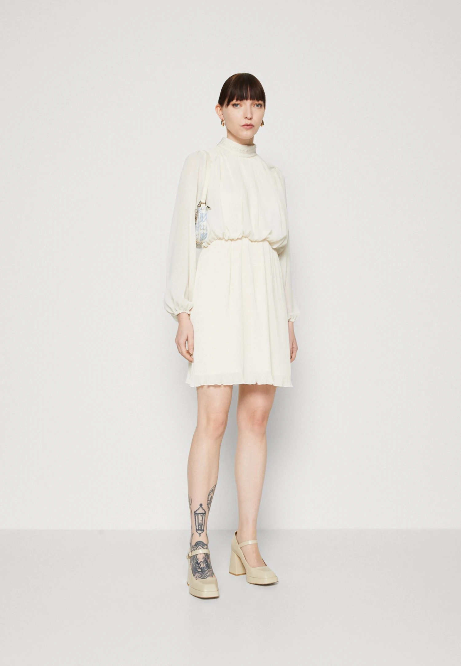 Selected Femme Slfsimone Short Dress - Cocktail Dress / Party Dress - Birch - Image 2