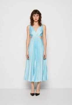 Abercrombie & Fitch Plisse Plunge - Cocktail Dress / Party Dress - Crystal Blue