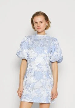 Selected Femme Slfvilma Short Dress - Cocktail Dress / Party Dress - Lilac/Light Grey