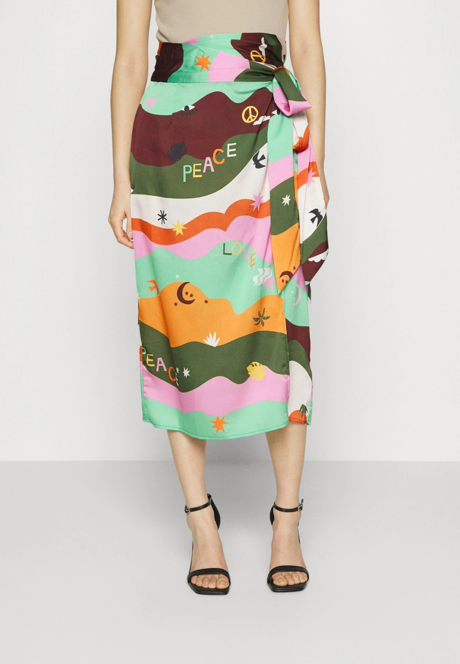 Peace Jaspre - Pencil Skirt - Multi-Coloured