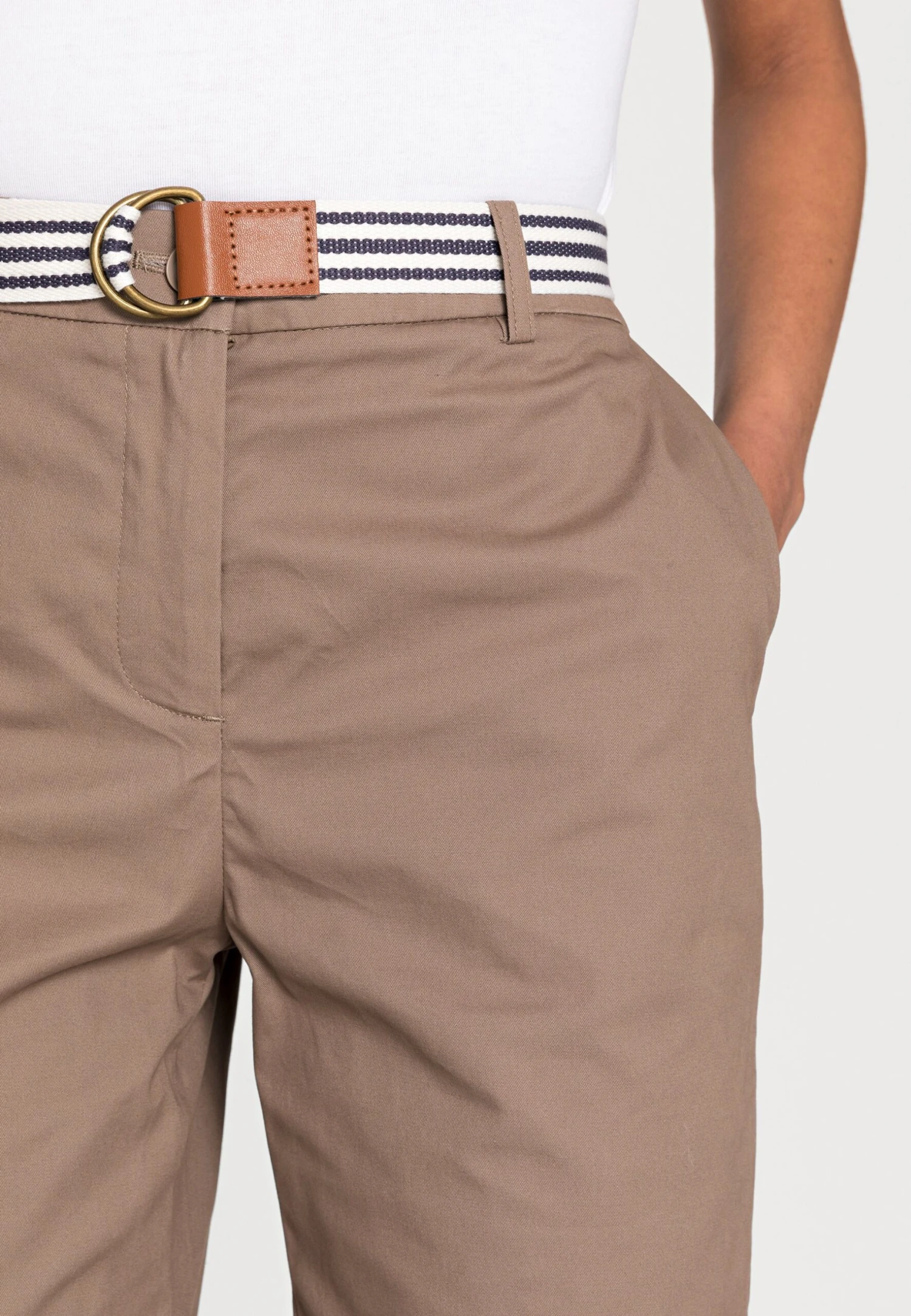Anna Field Shorts - Taupe - Image 5