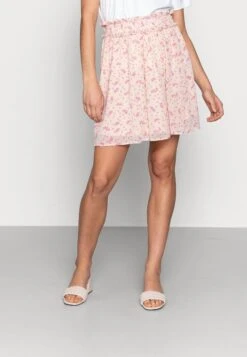 Selected Femme Slfsina Short Aop Skirt - Mini Skirt - Sandshell