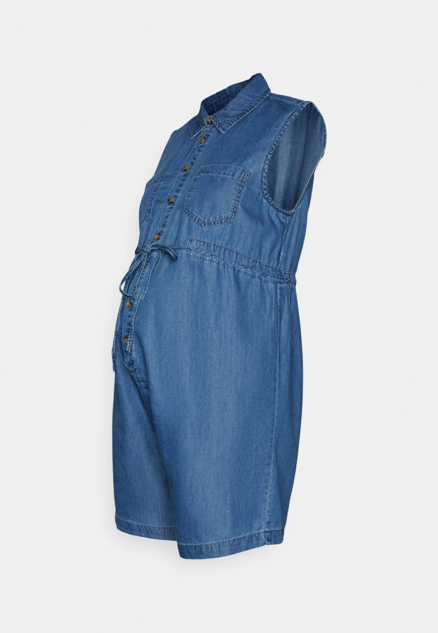 ONLY MATERNITY Olmmilen Playsuit- Jumpsuit - Medium Blue Denim - Image 5