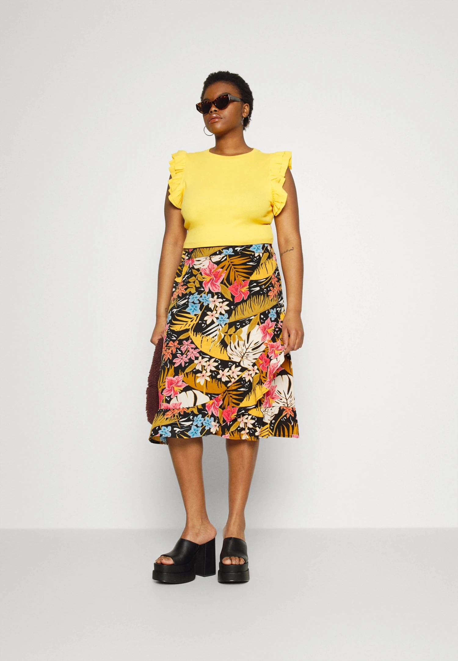 ONLY CARMAKOMA Carluxoda Wrap Skirt - A-Line Skirt - Image 2