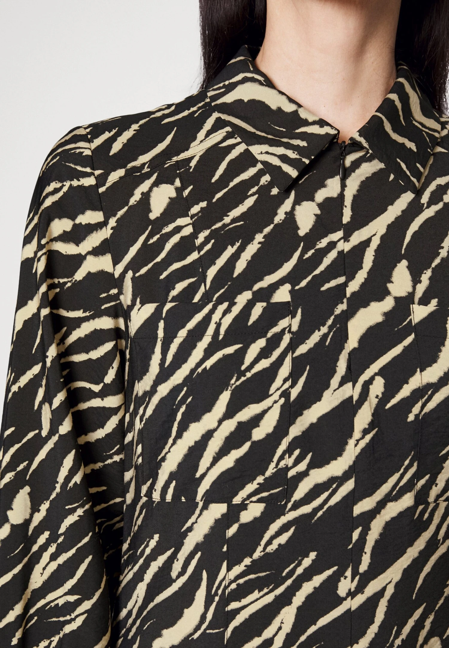 MOSS COPENHAGEN Janaya Benina Dress- Day Dress - Sand Stroke - Image 5