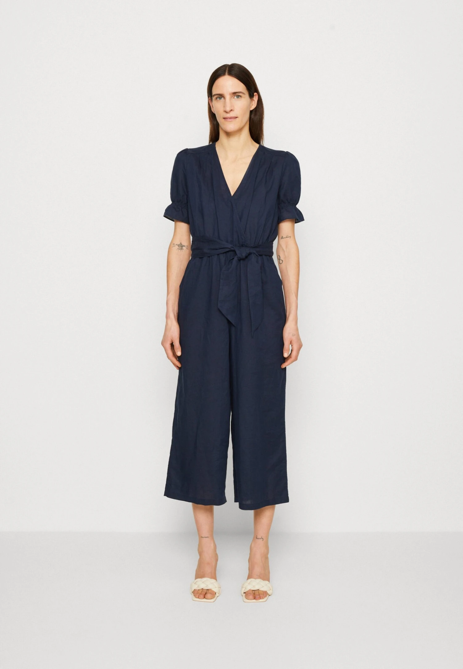 ESPRIT Belted Overall - Jumpsuit - Navy