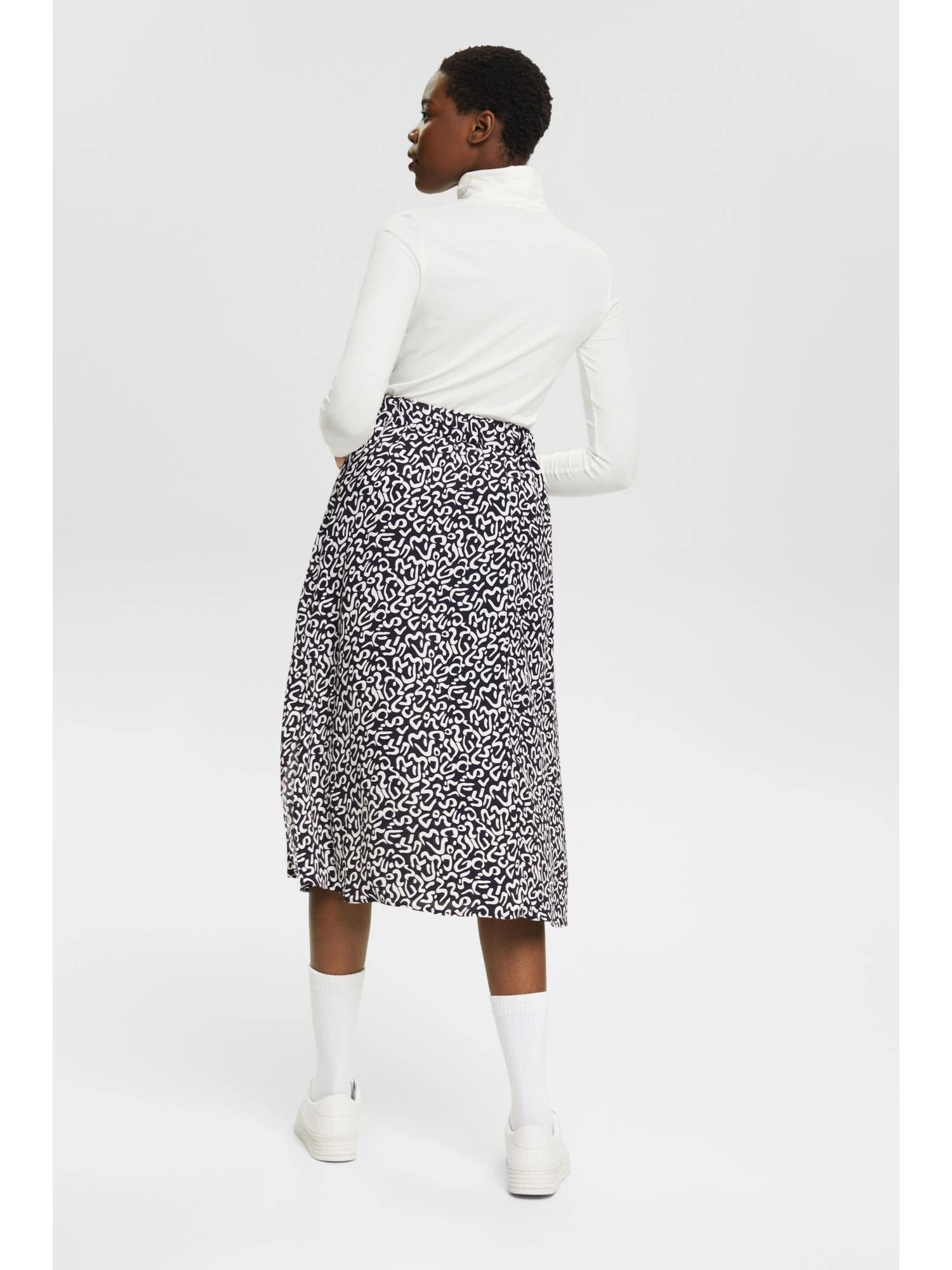 ESPRIT A-Line Skirt - Navy - Image 3