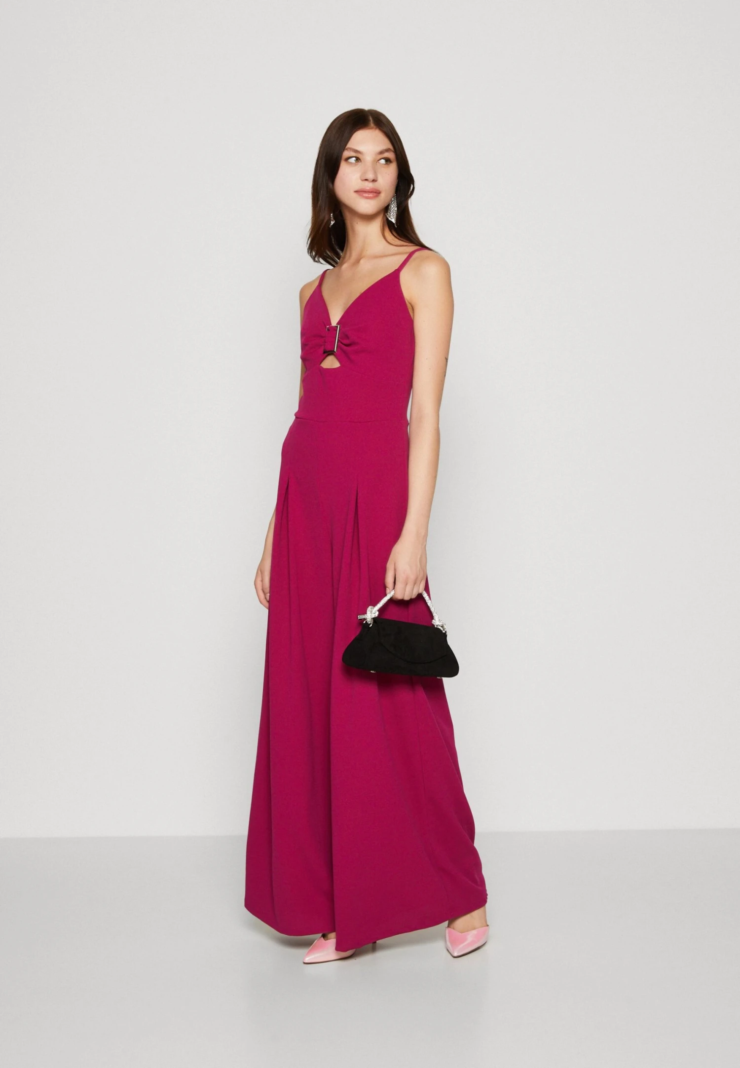 Wal G Charlie Buckle - Jumpsuit - Raspberry - Image 2