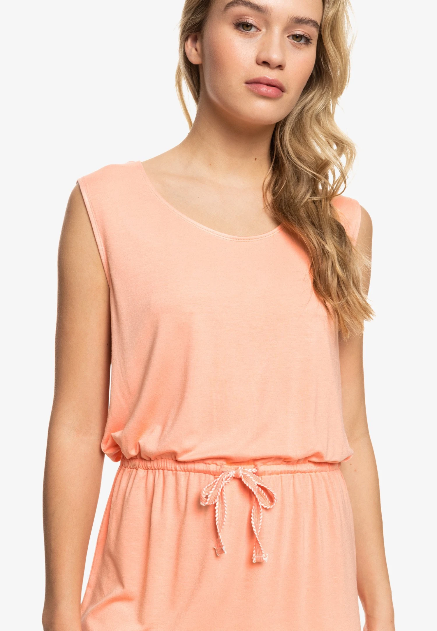 Roxy Surfs Up - Jersey Dress - Papaya Punch - Image 4