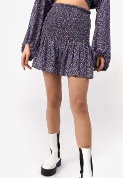 Una - A-Line Skirt - Purple