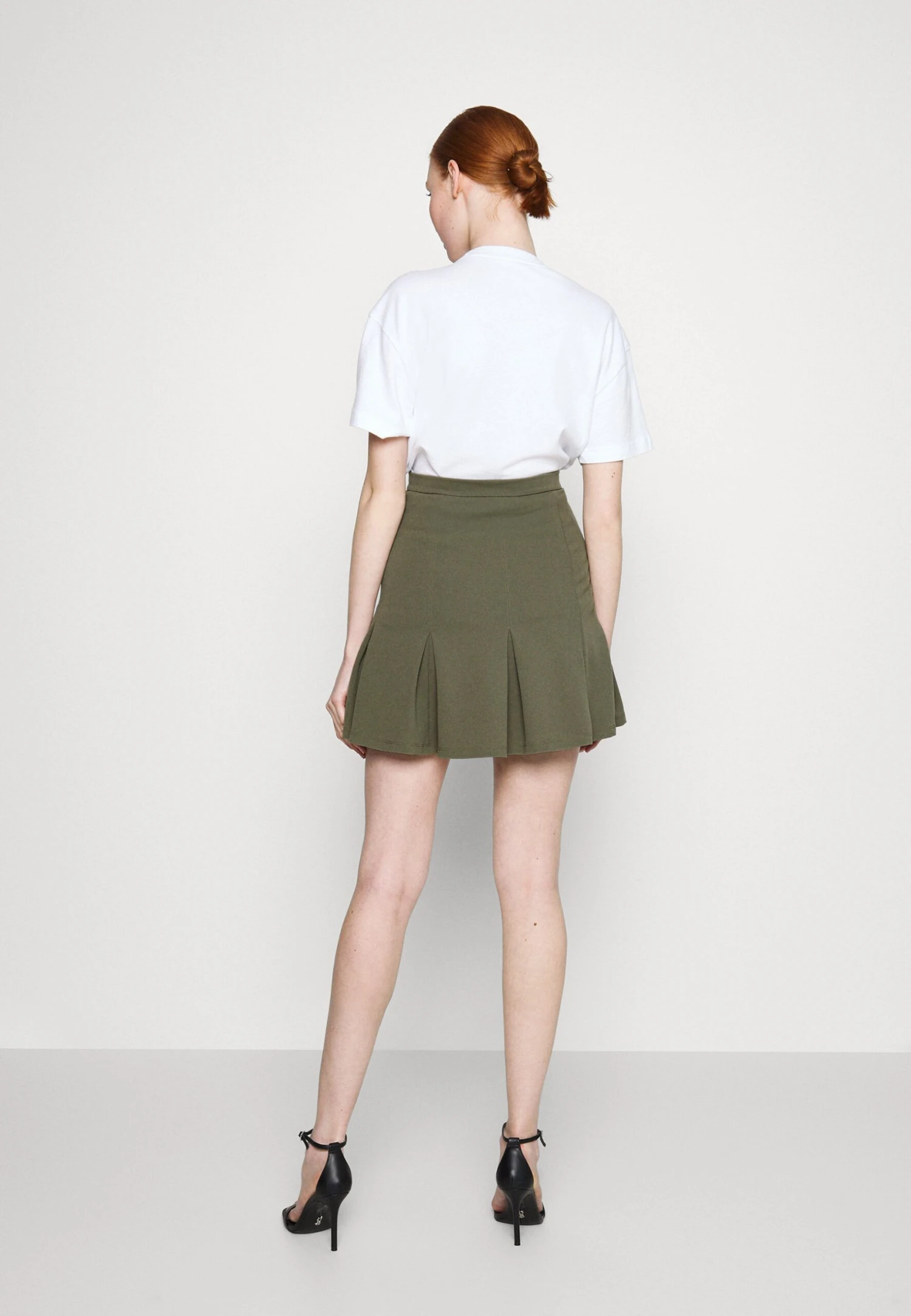 Even&Odd Mini Skirt -Khaki - Image 3