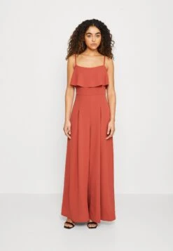 Wal G Nora Ruffle - Jumpsuit - Burnt Orange