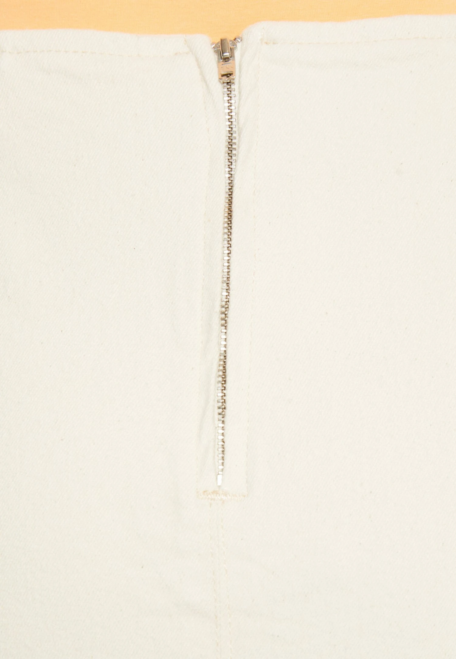 Selected Femme Slfkrista Skirt - Denim Skirt - Whisper White - Image 6