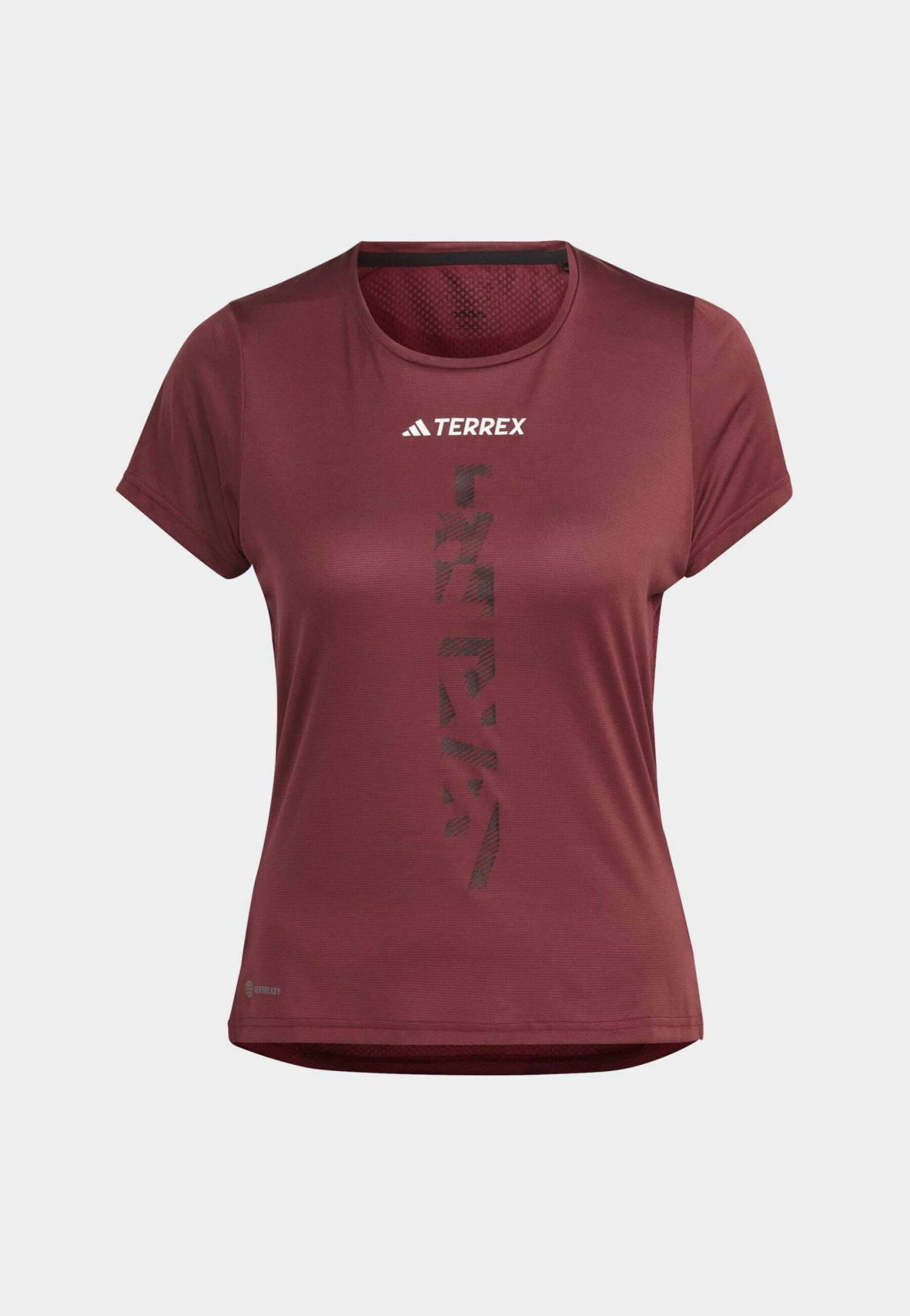 Adidas Sportswear Terrex Agravic Trail Running- Print T-Shirt - Shadow Red - Image 7