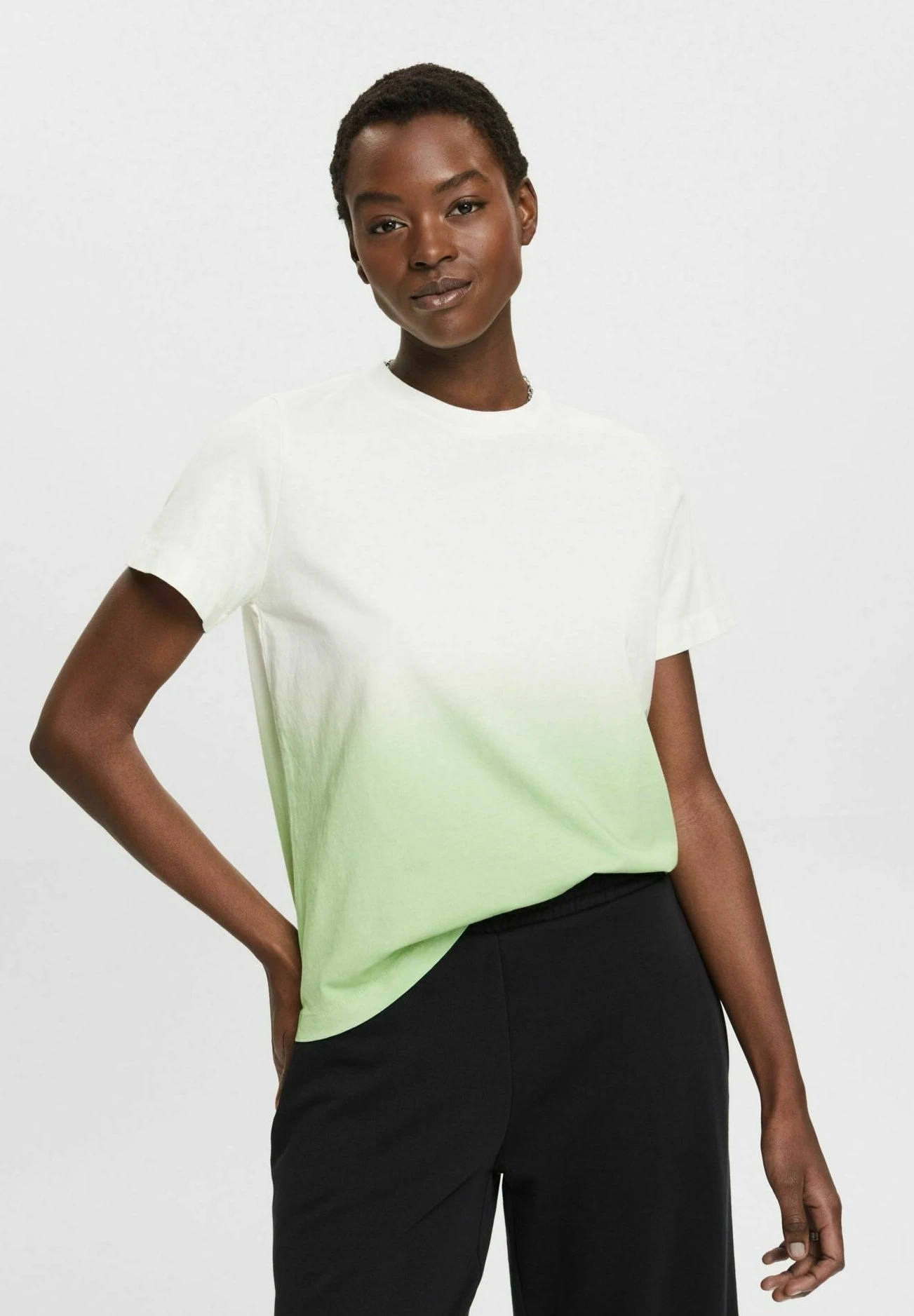 Edc By Esprit Print T-Shirt - Green