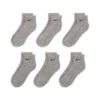 Nike Performance Everyday Cush Ankle 6 Pack Unisex - Sports Socks - Carbon Heather/Black