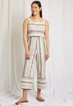 Otavia Striped - Jumpsuit - Ecru