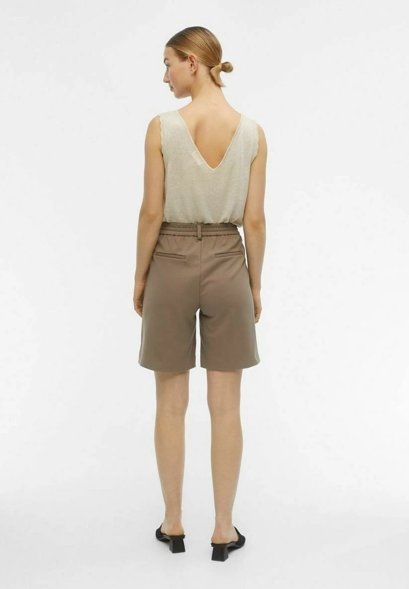 Object Objlisa Mw Wide Noos - Shorts - Fossil - Image 3