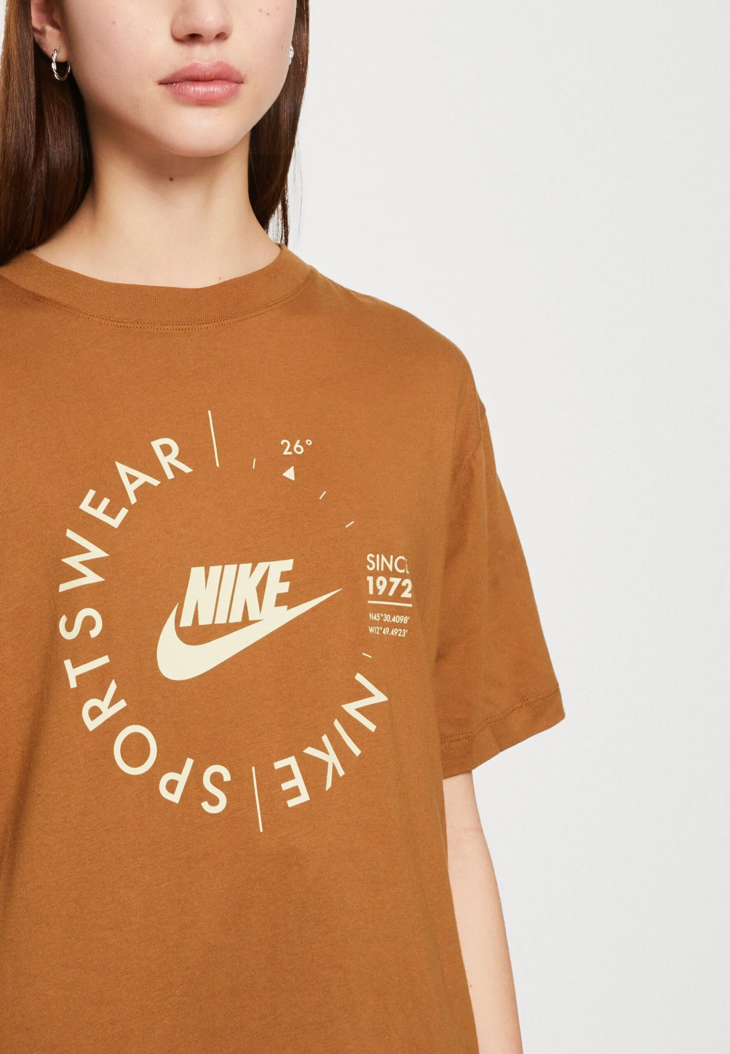Nike Sportswear W Nsw Bf Prnt Su - Print T-Shirt - Ale Brown - Image 6