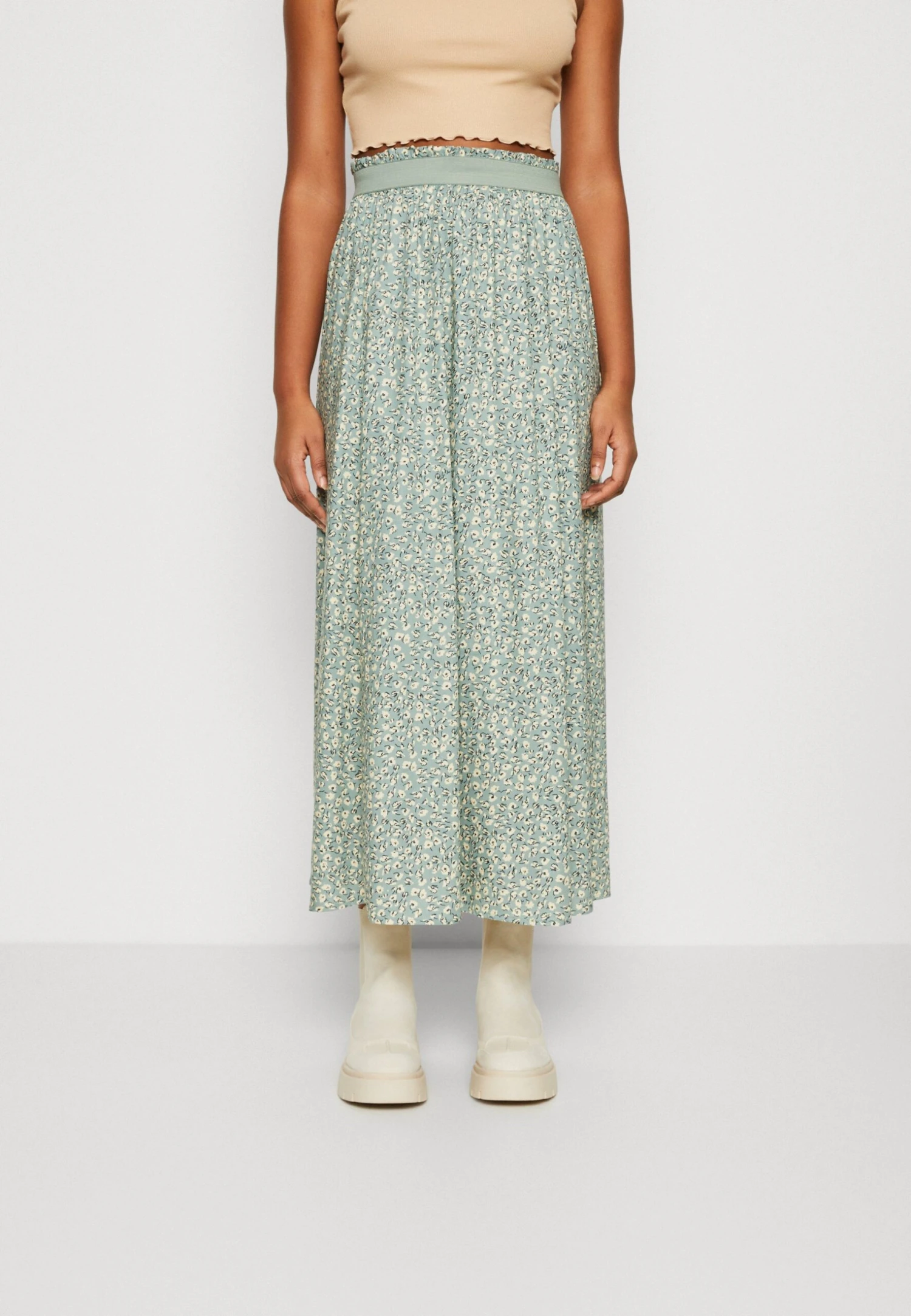 ONLY Onlvenedig Life Long Skirt - Maxi Skirt - Chinois Green