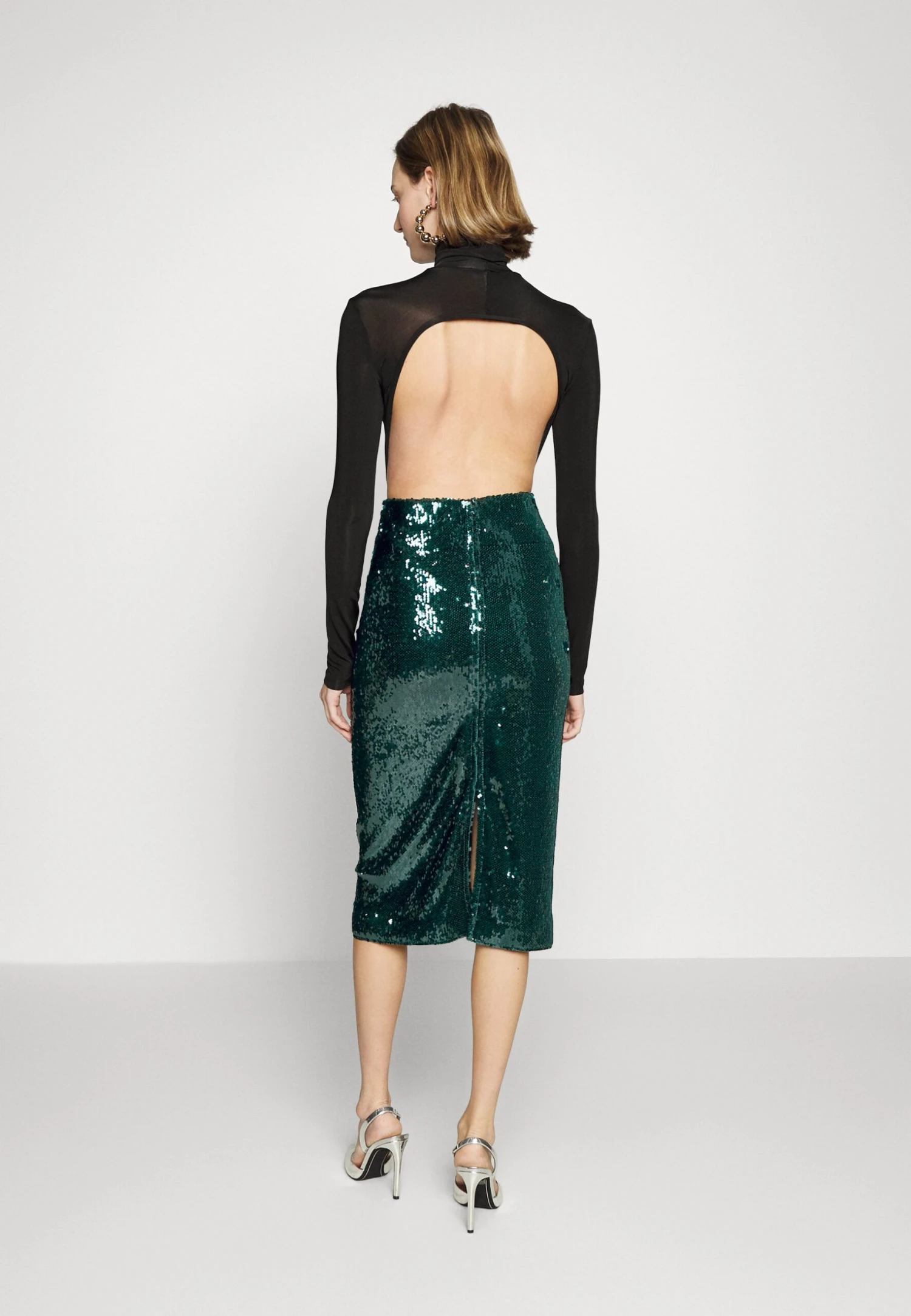 RIANI Pencil Skirt - Emerald - Image 3