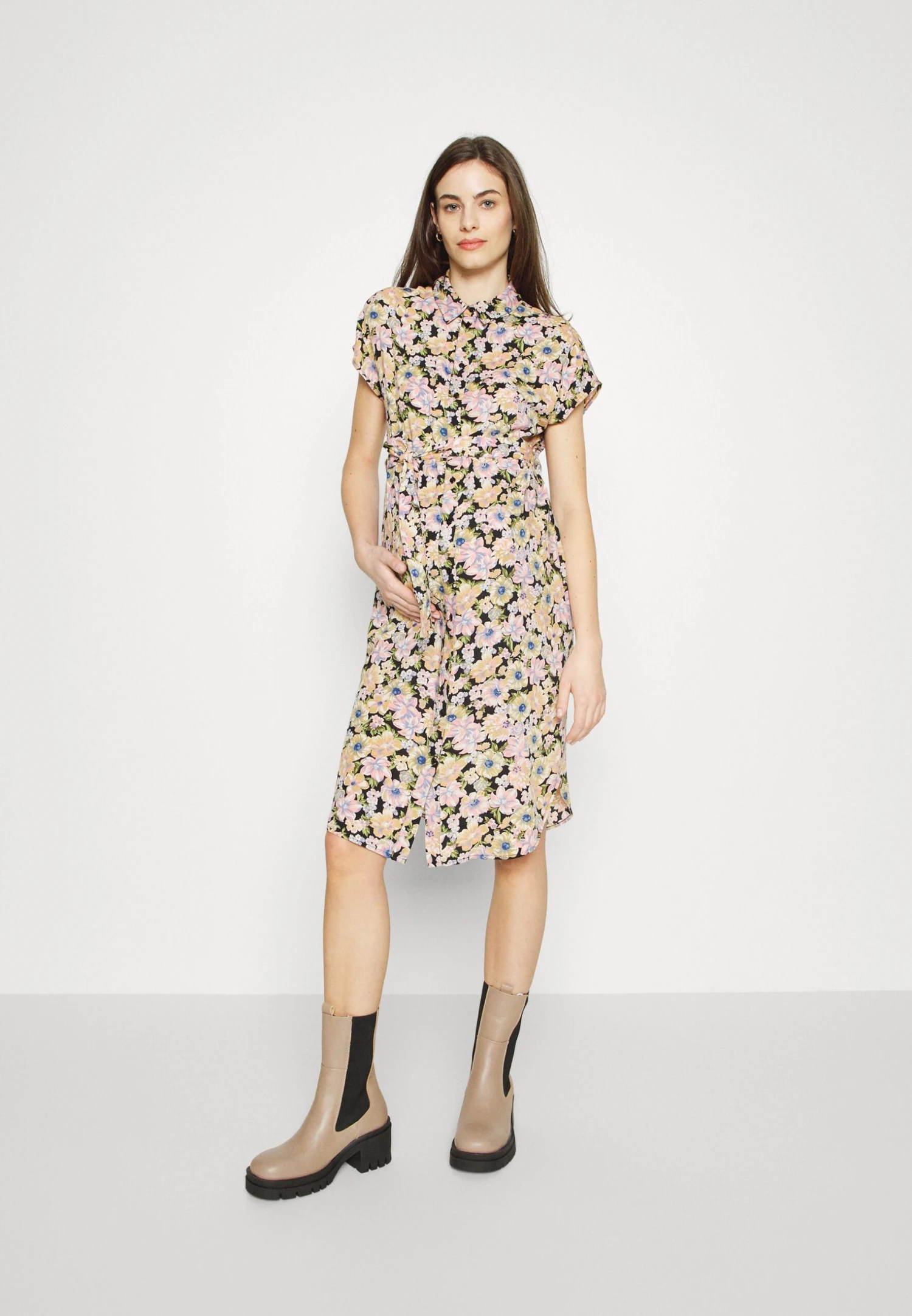 Pieces Maternity Pcnya Shirt Dress - Shirt Dress - Multicoloured