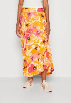 Yassunrise Wrap Skirt - Wrap Skirt - Orange