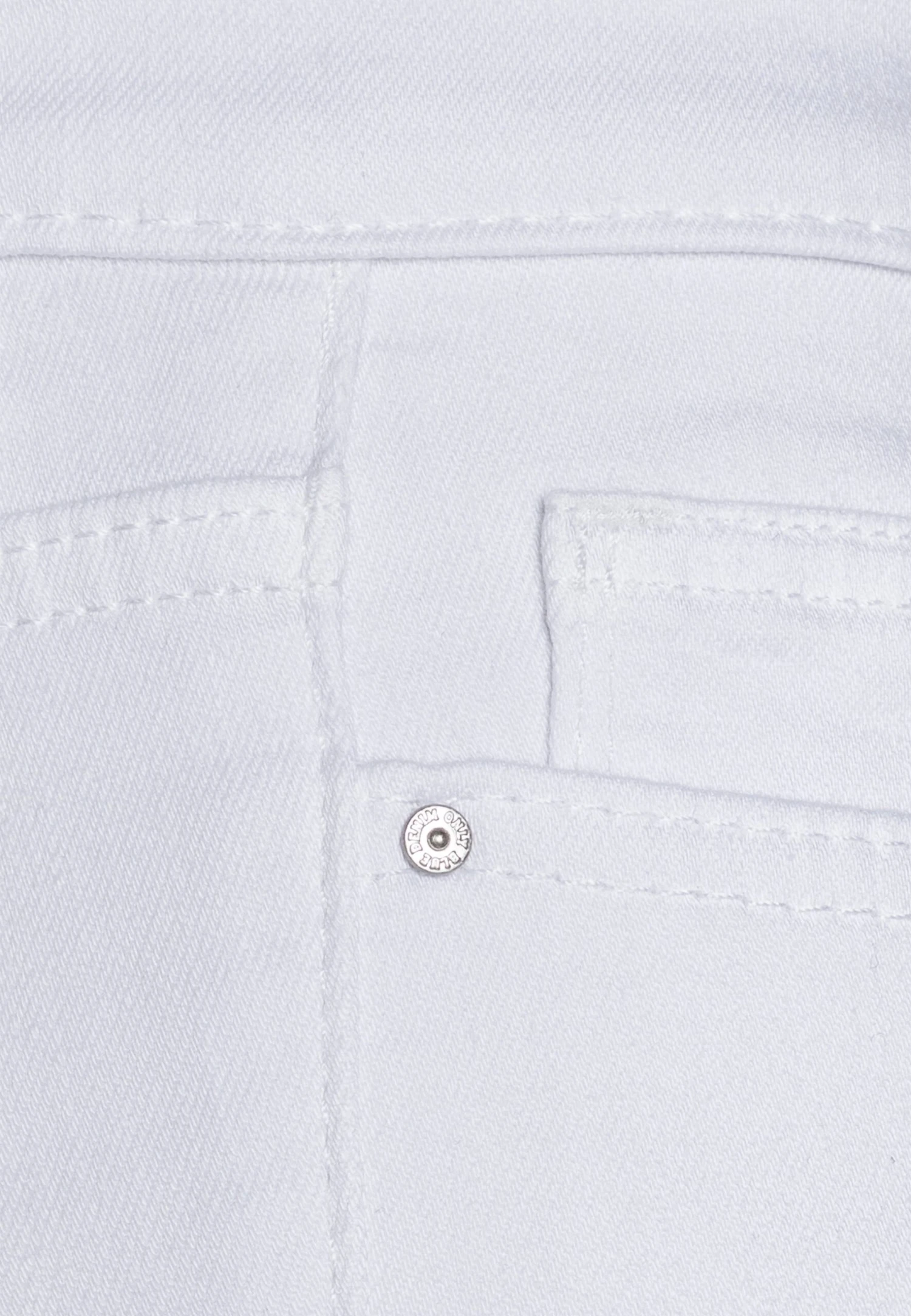 ONLY Onlblush Mid Raw - Denim Shorts - White - Image 5