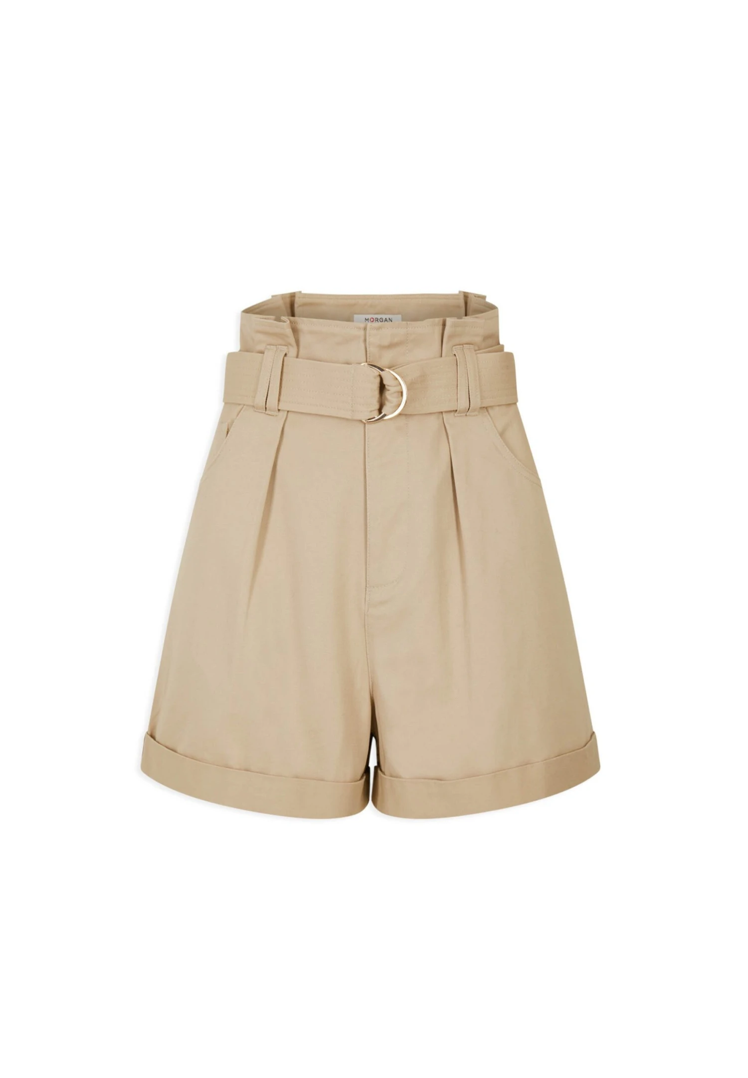 MORGAN Belted- Shorts - Beige - Image 5