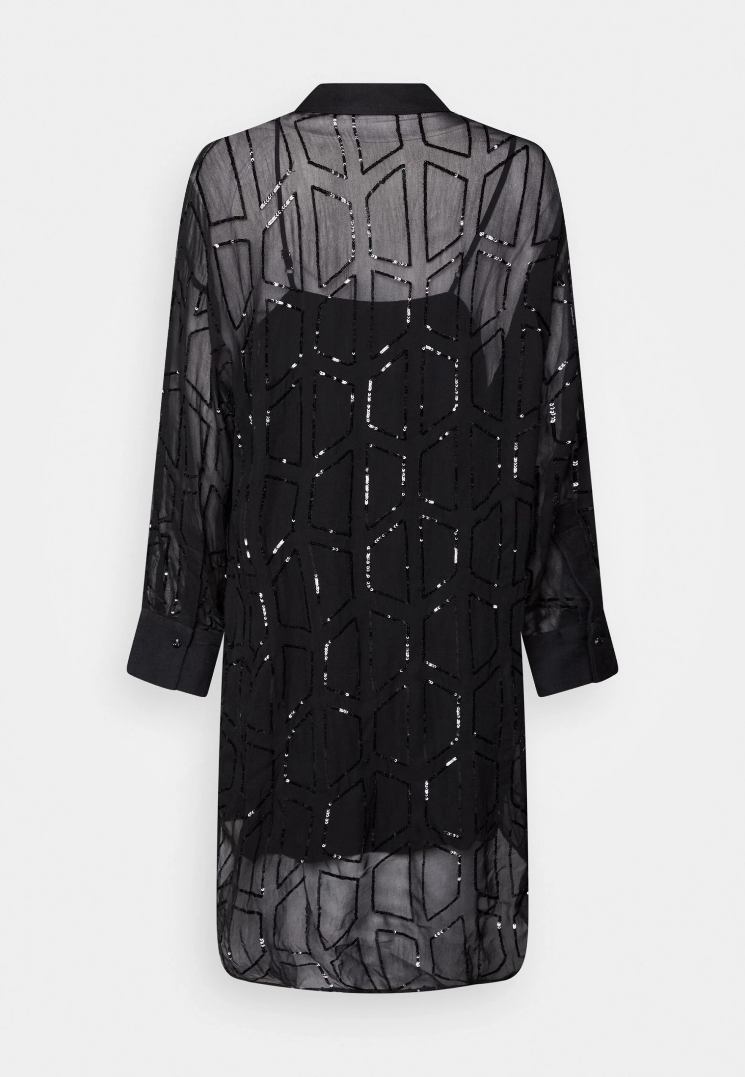 Mos Mosh Leela Sequin Shirt Dress - Shirt Dress - Black - Image 2