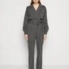 NA-KD Pinstriped - Jumpsuit - Grey