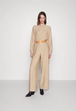 DKNY Logo Belt - Jumpsuit - Safari Khaki
