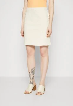 Selected Femme Slfkrista Skirt - Denim Skirt - Whisper White