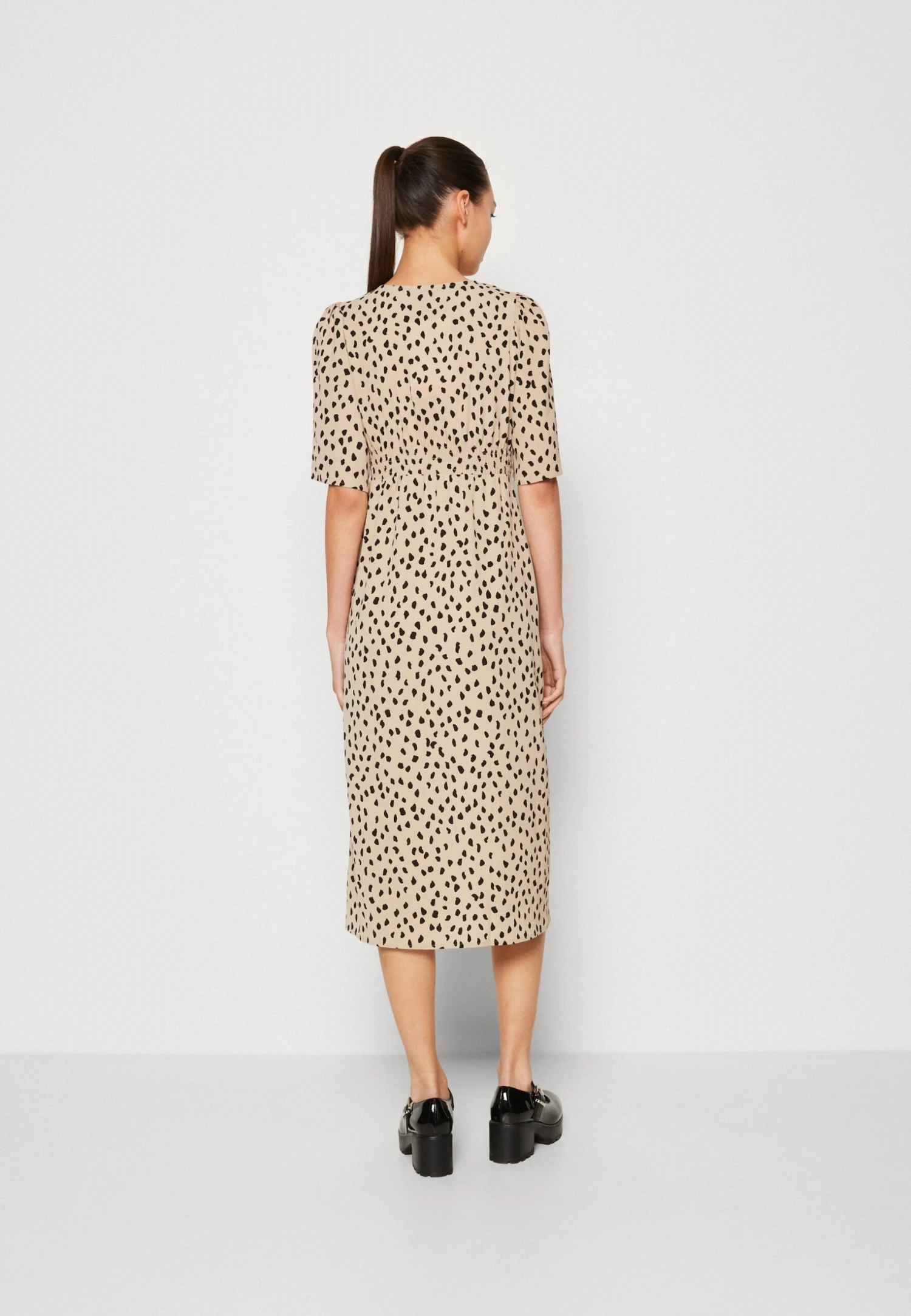 Monki Day Dress - Beige - Image 3