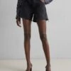 CITIZENS OF HUMANITY Annabelle Long - Denim Shorts - Black Sea
