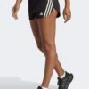 ADIDAS PERFORMANCE Run Icons Stripes Low Carbon Running - Sports Shorts - Black
