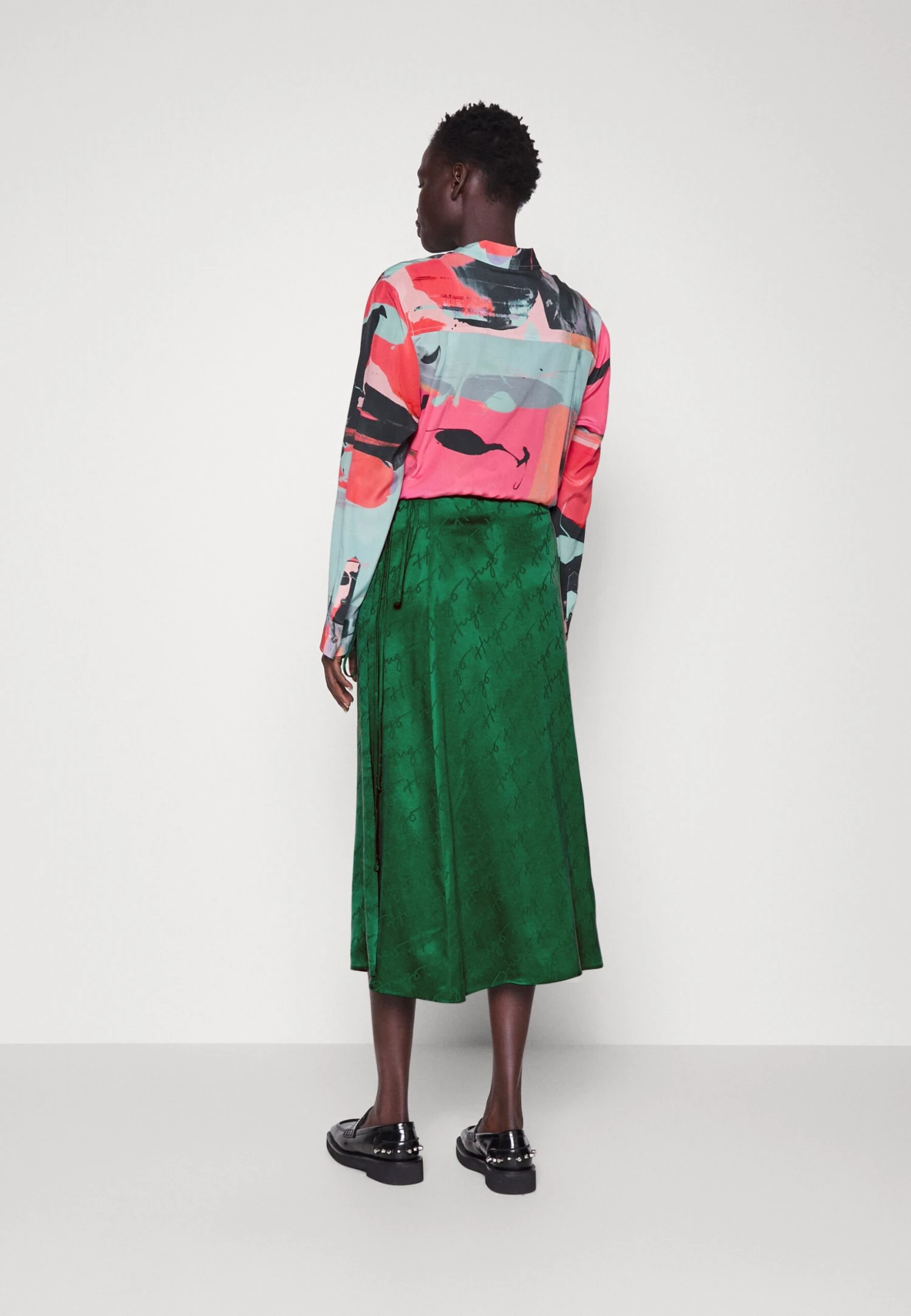 Hugo Rafika - Mini Skirt - Medium Green - Image 3