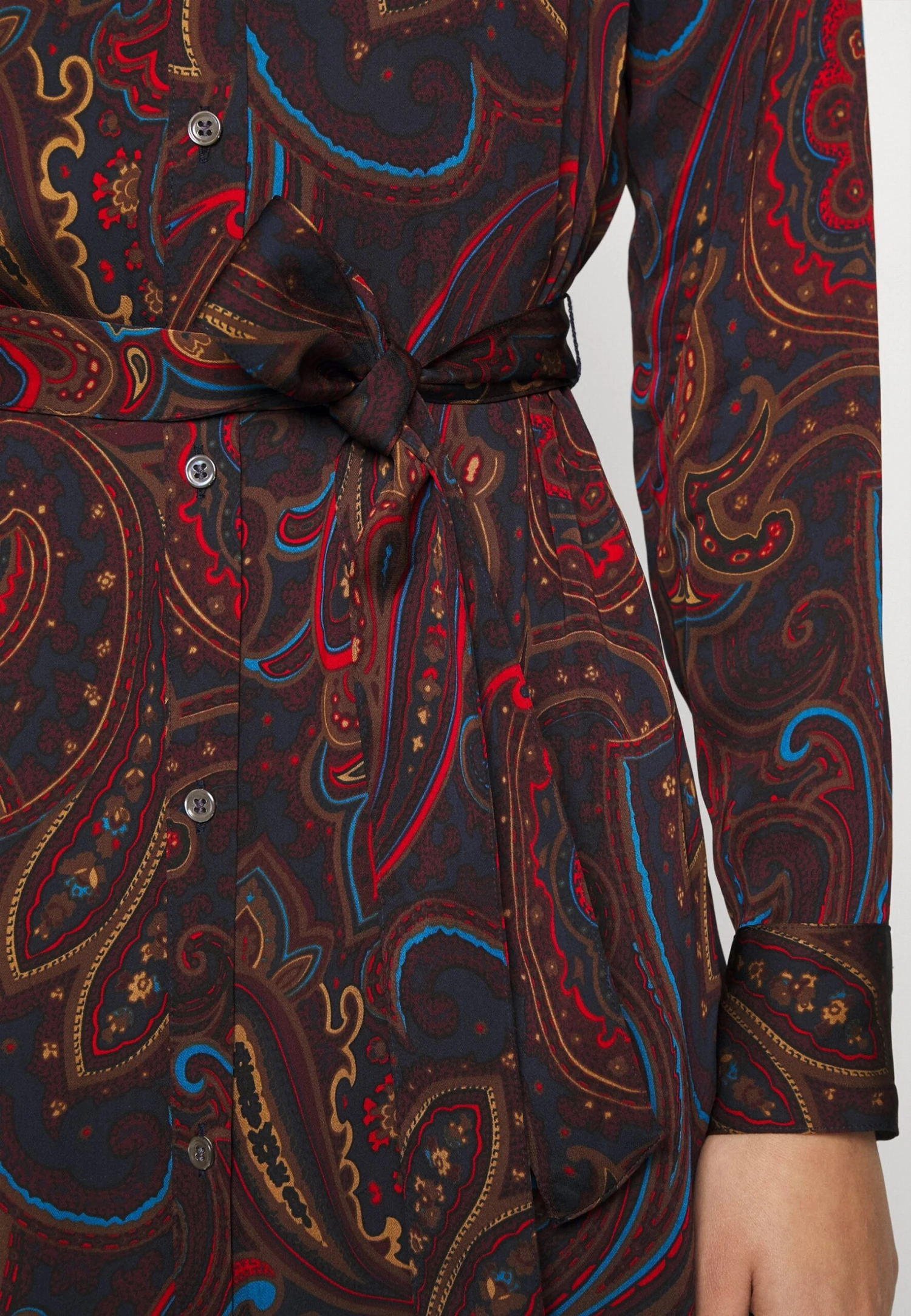 Essential Shirtdress - Shirt Dress - Boho Paisley Print - Image 6
