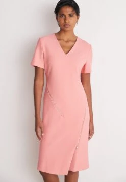 Boss Duzira Asymmetrical Zip Detail Business Dress - Day Dress