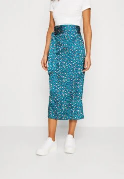 NEVER FULLY DRESSED Jaspre Skirt - Wrap Skirt - Teal