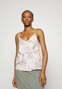 ONLY Onlnova Life Button Singlet Solid - Top - Peach Blush Leonora