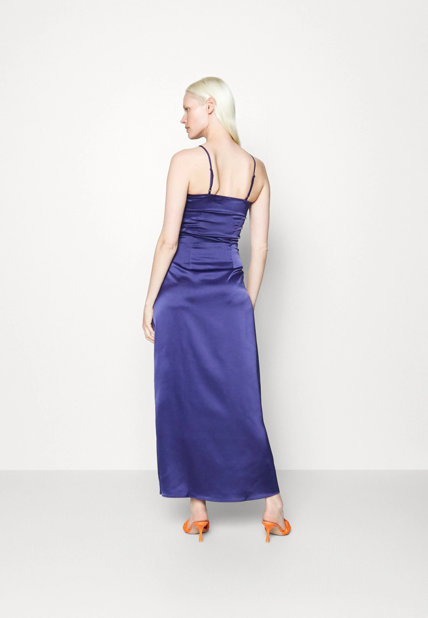 Yasathena Strap Slit Long Dress - Occasion Wear - Patriot Blue - Image 3