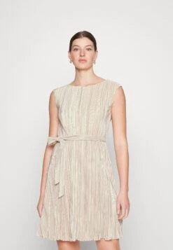 DKNY Cocktail Dress / Party Dress - Cream/Goldsand
