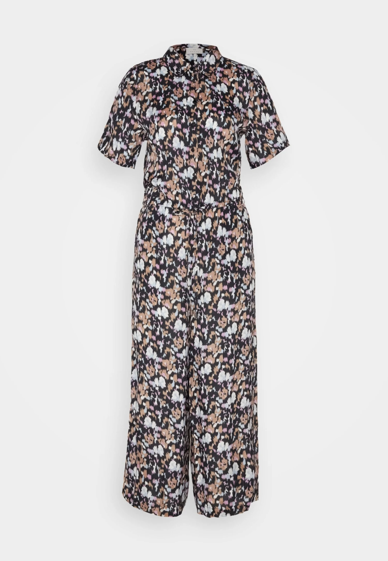 Kaffe Jumpsuit - Black/Blue/Lupine - Image 5