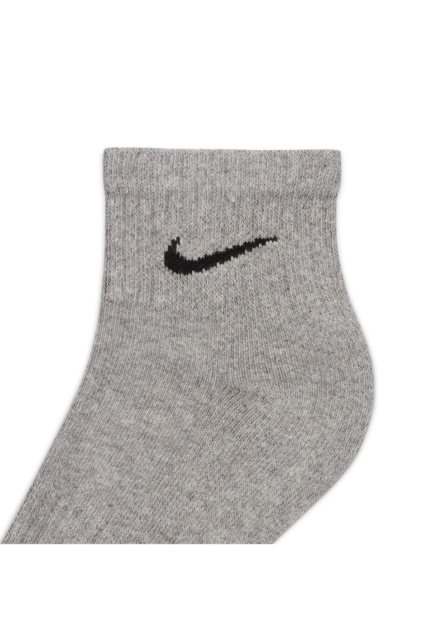 Nike Performance Everyday Cush Ankle 6 Pack Unisex - Sports Socks - Carbon Heather/Black - Image 4