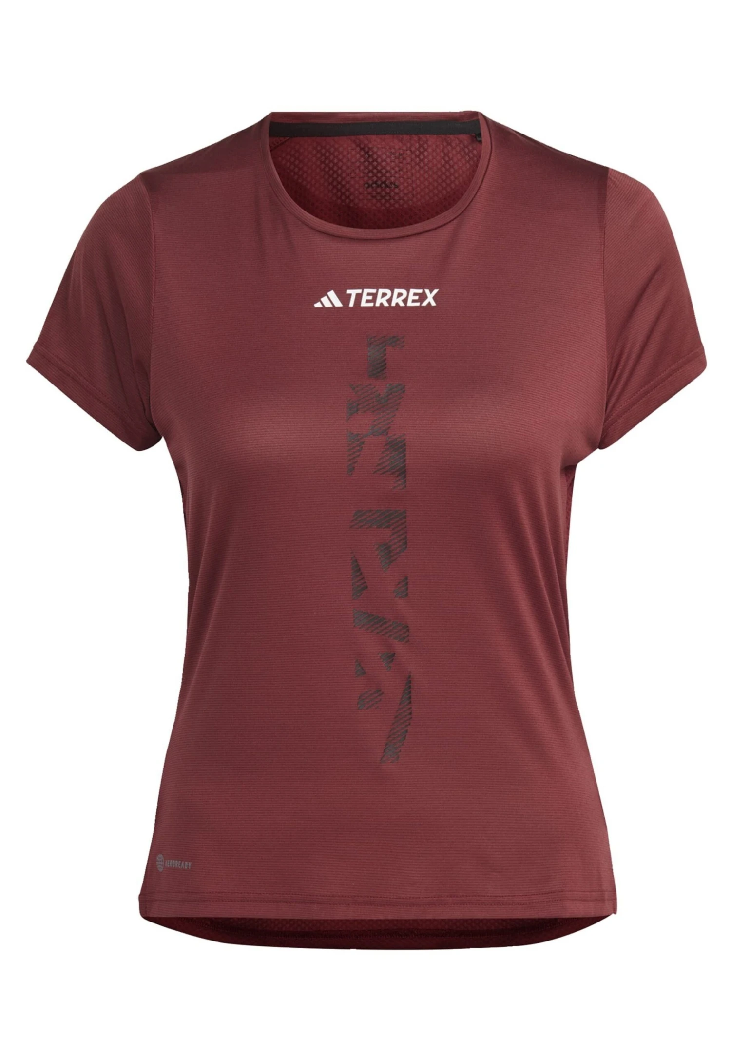 Adidas Sportswear Terrex Agravic Trail Running- Print T-Shirt - Shadow Red - Image 6