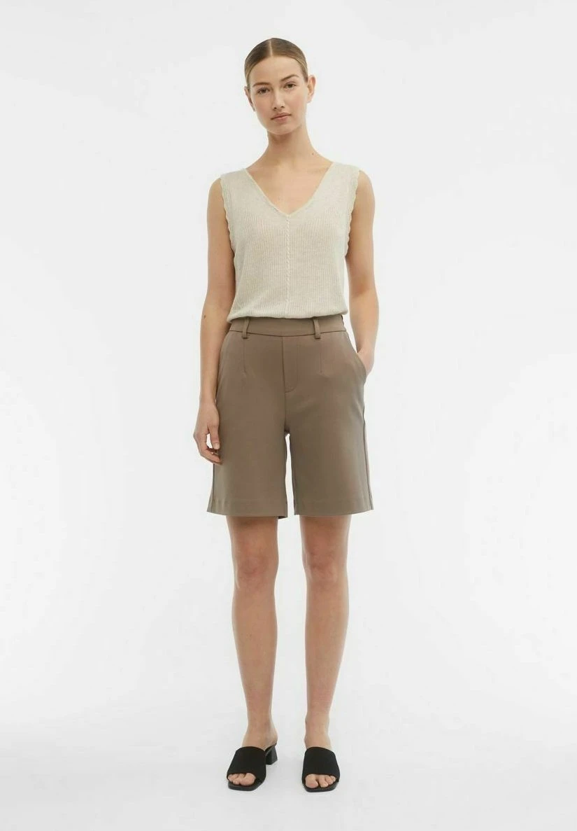 Object Objlisa Mw Wide Noos - Shorts - Fossil - Image 2